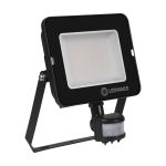Ledvance LED-Scheinwerfer Kompakt Schwarz 50W 4500lm 100D - 830  | IP65 - Symmetrisch - Bewegungs- und Lichtsensor