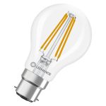 Ledvance Classic LED B22 Birne Fadenlampe Klar 5.9W 806lm - 827 Extra Warmweiß | Ersatz Für 60W