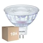 Mehrfachpackung 10x Philips Master Led-Spot GU5.3 MR16 7.5W 621lm 36D - 922-927 Dim To Warm | Höchste Farbwiedergabe - Dimmbar - Ersatz Für 50W