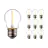 Mehrfachpackung 10x LED E27 Kugel Fadenlampe Klar 1.4W 136LM - 827 | Ersatz für 15W