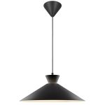 Nordlux Dial 45 Suspension Luminaire Métal Noir | Convient pour 1x E27