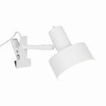 Nordlux Lampe De Chevet Matis Clamp Métal Blanc | Convient pour 1x E27