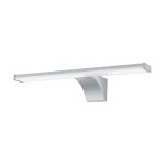 Eglo Applique Murale Pandella 2 Cromo Argent Éclairage de salle de bains 7.4W 900lm - 840 Blanc Froid | IP44 - Détecteur De Mouvement