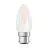 Ledvance Classic Superior LED Ampoule B22d Bougie Filament Dépolie 3.4W 470lm - 927 Blanc Très Chaud | Meilleur rendu des couleurs - Dimmable - Équivalent 40W