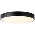 Brilliantline Plafonnier Métal Plastique Blanc Noir 58W 6800lm - 830-865 CCT | 490mm - Télécommande Dimmable