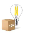 Lot 10x Philips MASTER LED E14 Boule Filament Claire 5.9W 806lm - 922-927 Dim To Warm | Meilleur Rendu De Couleur - Dimmable - Remplacement 60W