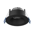 Spot LED Ares Profond ring Noir 6W 540lm 927-940 3CCT - avec Inner Cercle  Noir | Diamètre 68mm