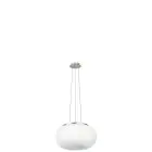 Eglo Suspension Luminaire Optica Échantillon Nickel Satiné | Convient pour 2x E27