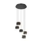 Eglo Suspension Luminaire Hortunas Échantillon Noir 5.8W 690lm - 830 Blanc Chaud | IP20 - Dimmable 