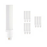 Lot 10x PL-C LED 7.4W 1000lm - 840 Blanc Froid | 2 Broches - Remplacement 26W
